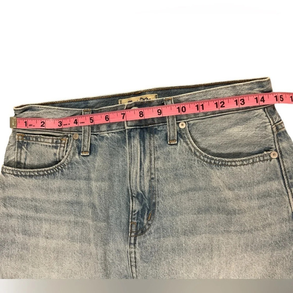Madewell Rigid Denim Aline Mini Skirt - Picture 4 of 9